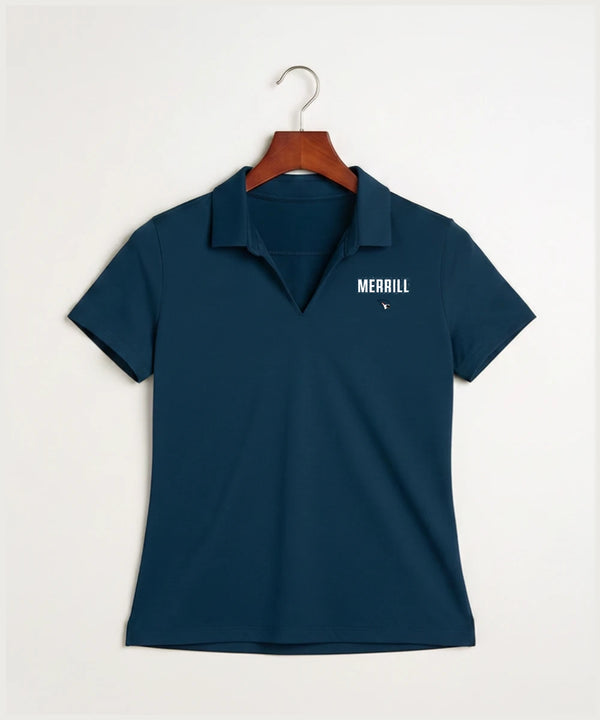 Merrill Dance and Cheer - Navy Polo - Left Chest