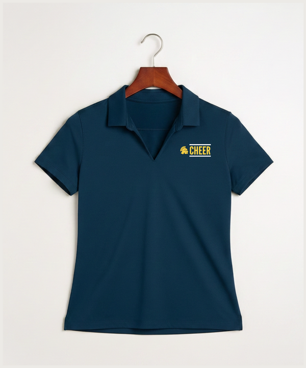 Wausau West High School Cheer - Navy Polo - Left Chest