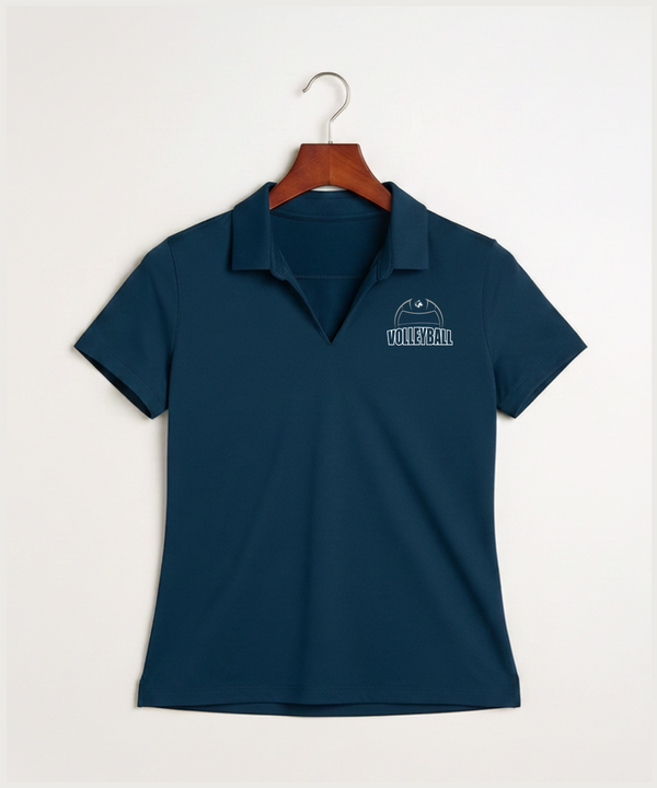 Owatonna High School Volleyball (Girls) - Navy Polo - Left Chest