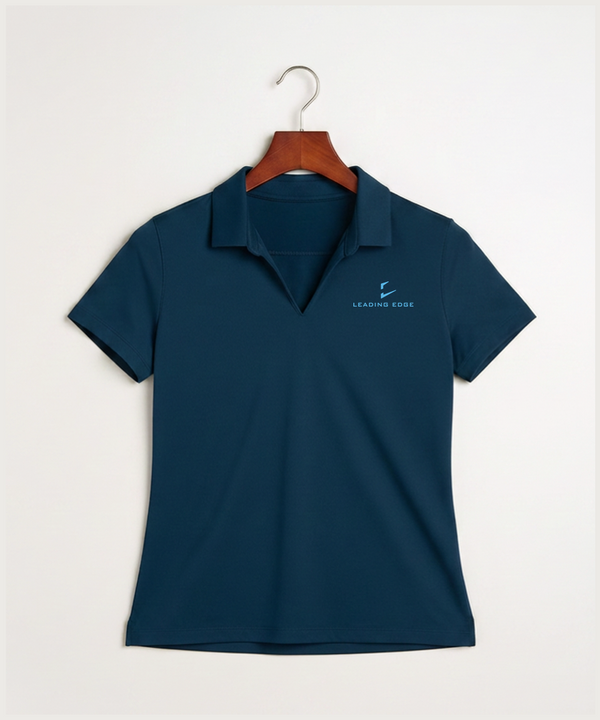 Leading Edge Team Store - Navy Polo - Left Chest