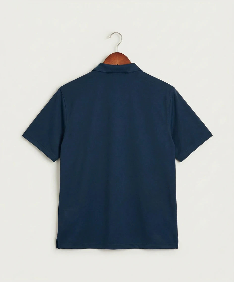 Zumbrota Mazeppa High School Volleyball (Girls) - Navy Polo - Left Chest (back)