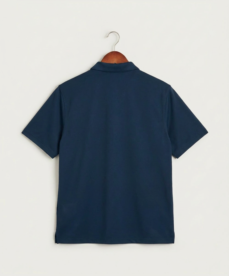 Owatonna High School Volleyball (Girls) - Navy Polo - Left Chest (back)