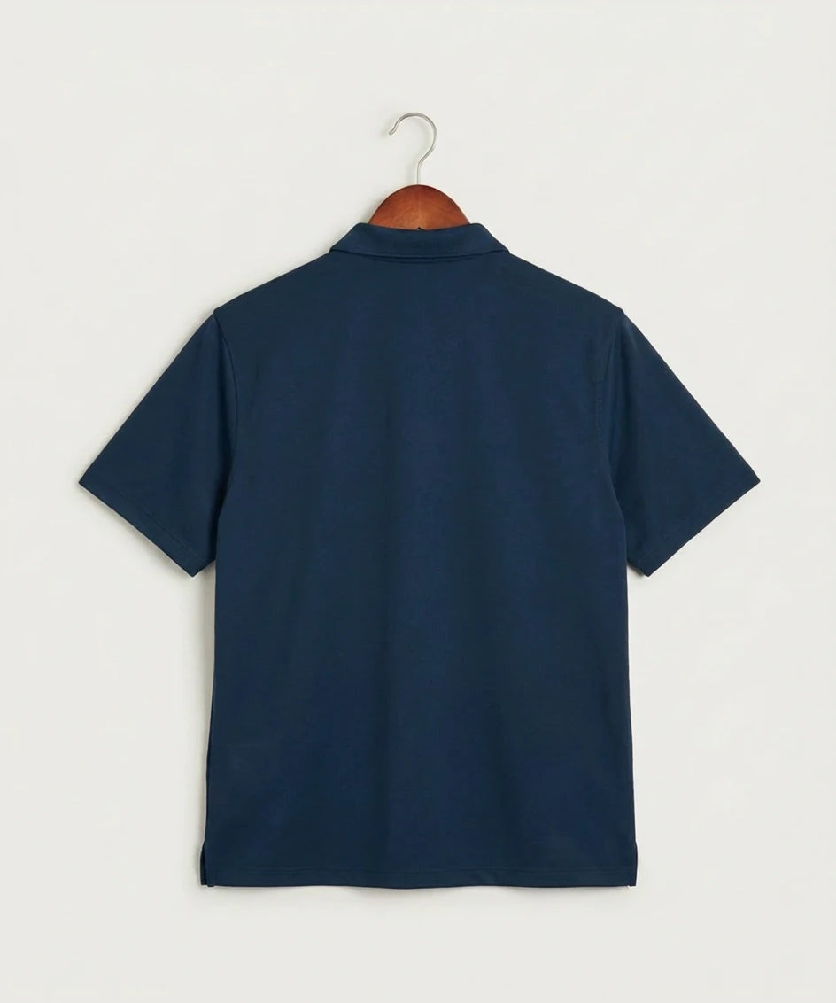 Macktown Warriors Football (Boys) - Navy Polo - Left Chest (back)