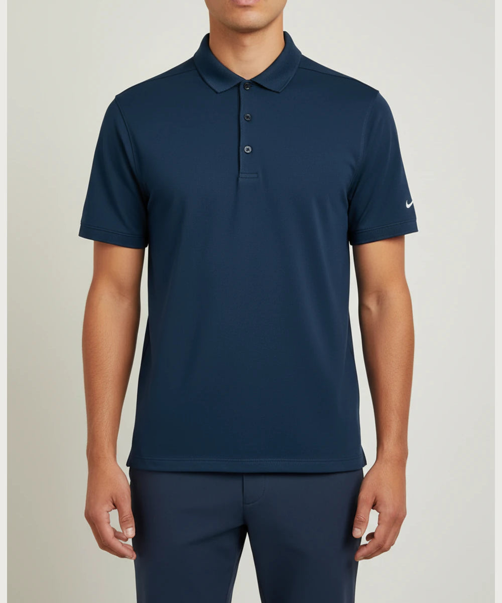 Ashwaubenon High School Football (Boys) - Navy Polo - Left Chest (model)