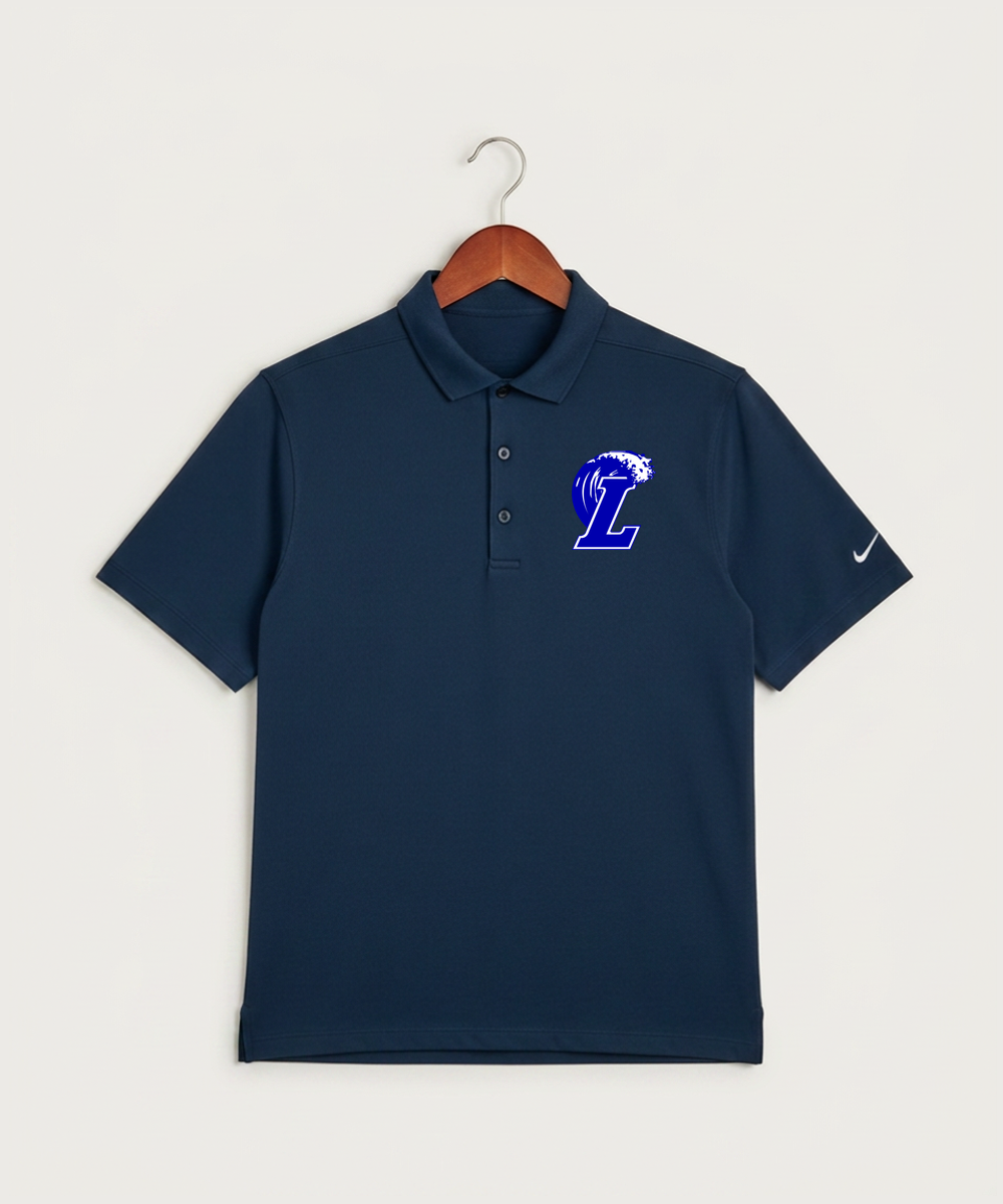 Lakeview High School Football (Boys) - Navy Polo - Left Chest