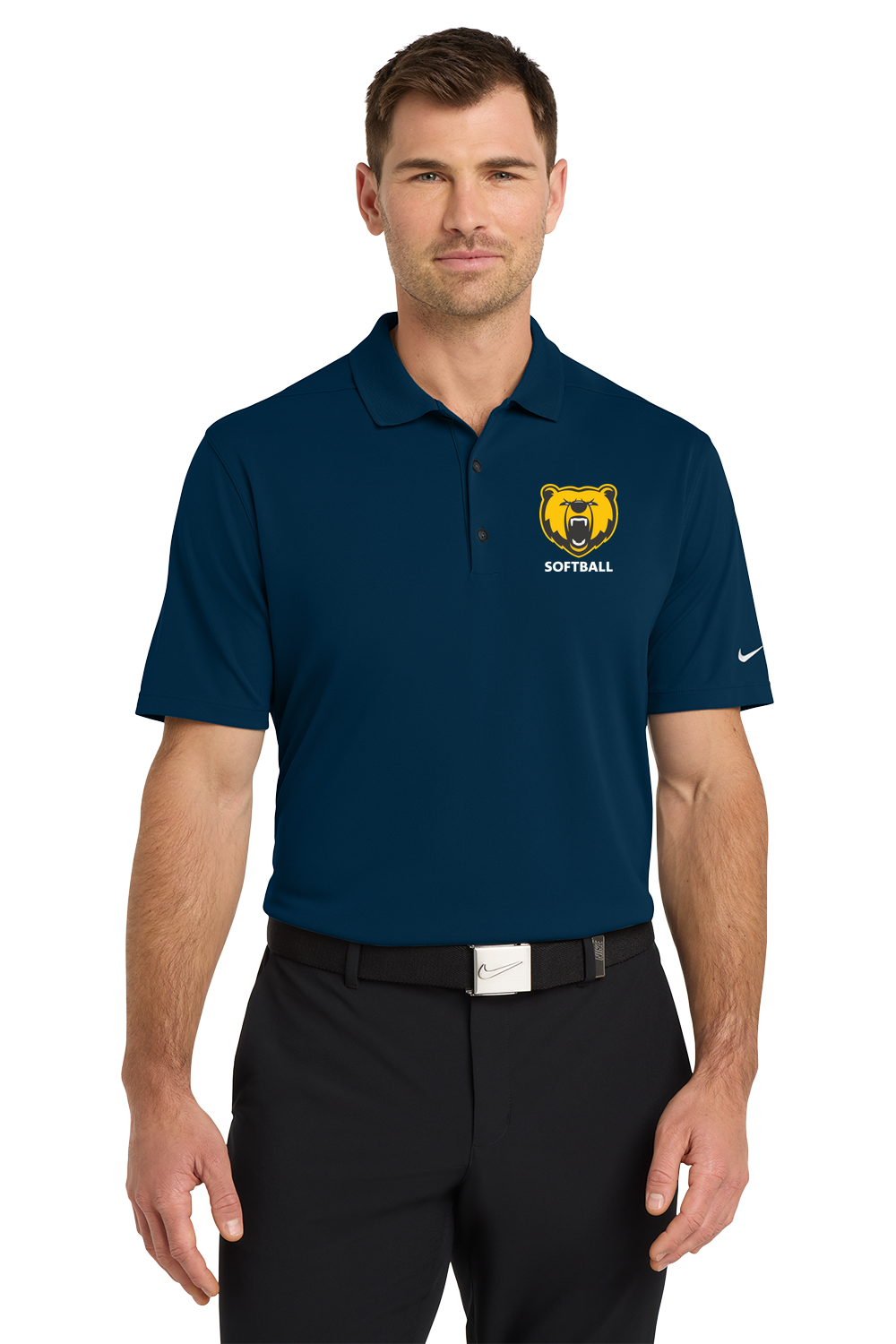 Byron Softball - Navy Polo - Left Chest