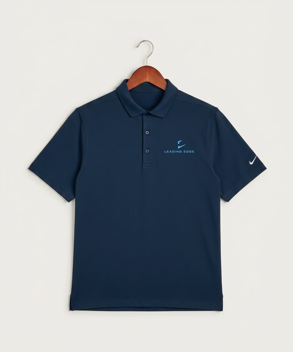 Leading Edge Team Store - Navy Polo - Left Chest