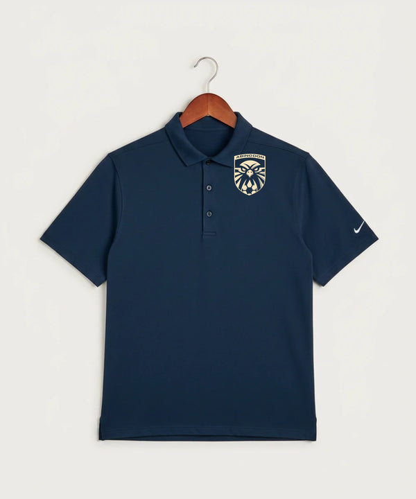 Abingdon High School Football (Boys) - Navy Polo - Left Chest