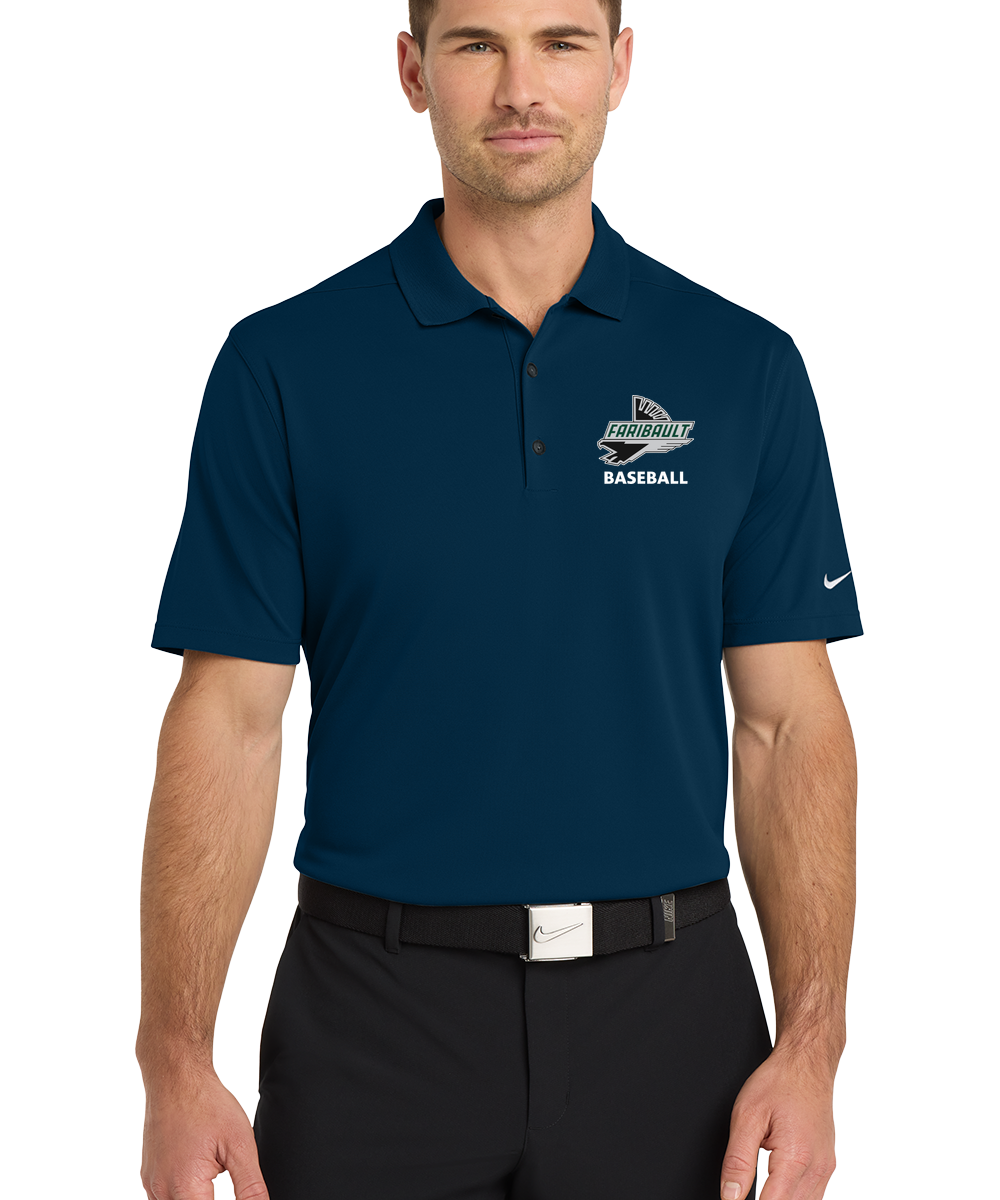 Faribault Baseball - Navy Polo - Left Chest