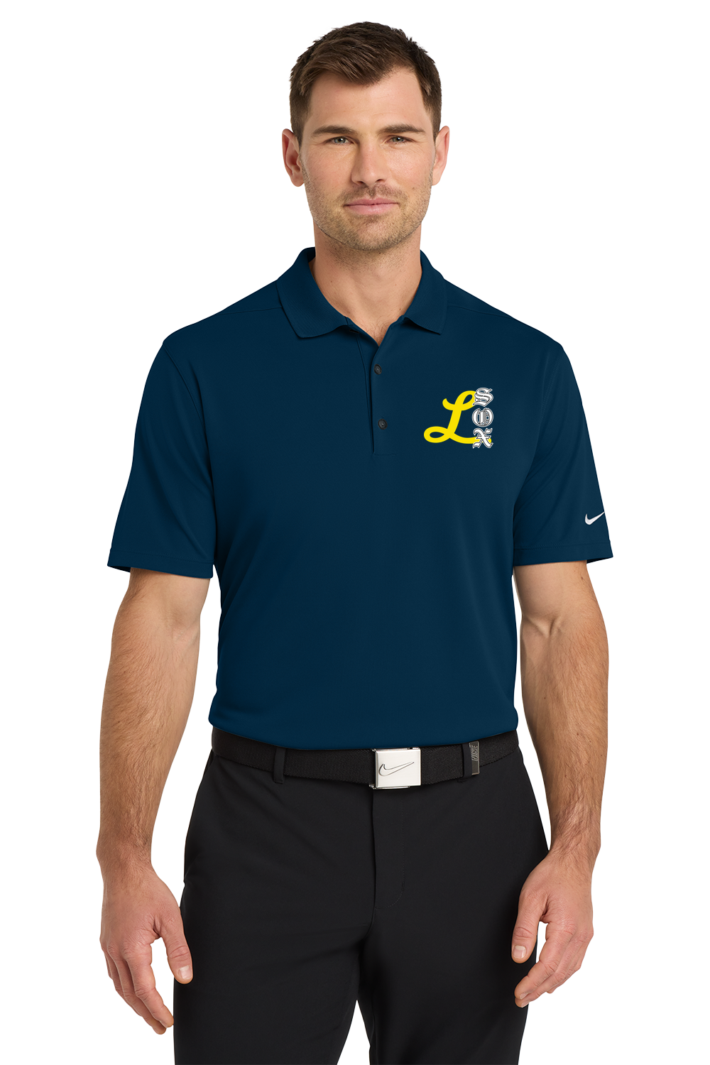 Lamberton LongSox Baseball - Navy Polo - Left Chest