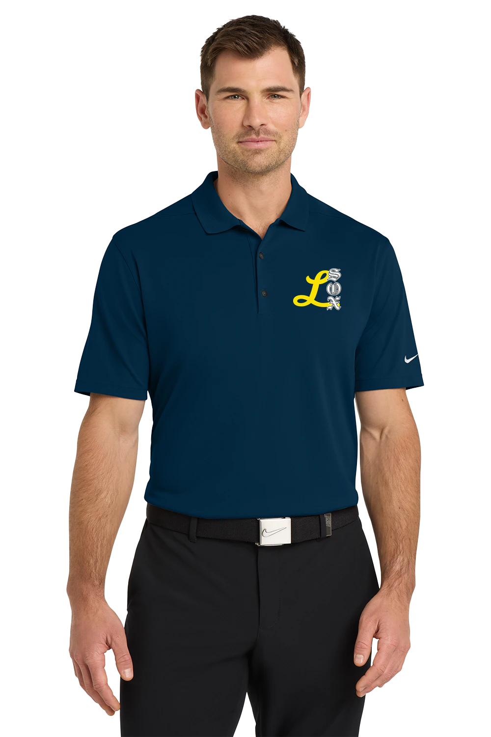 Lamberton LongSox Baseball - Navy Polo - Left Chest