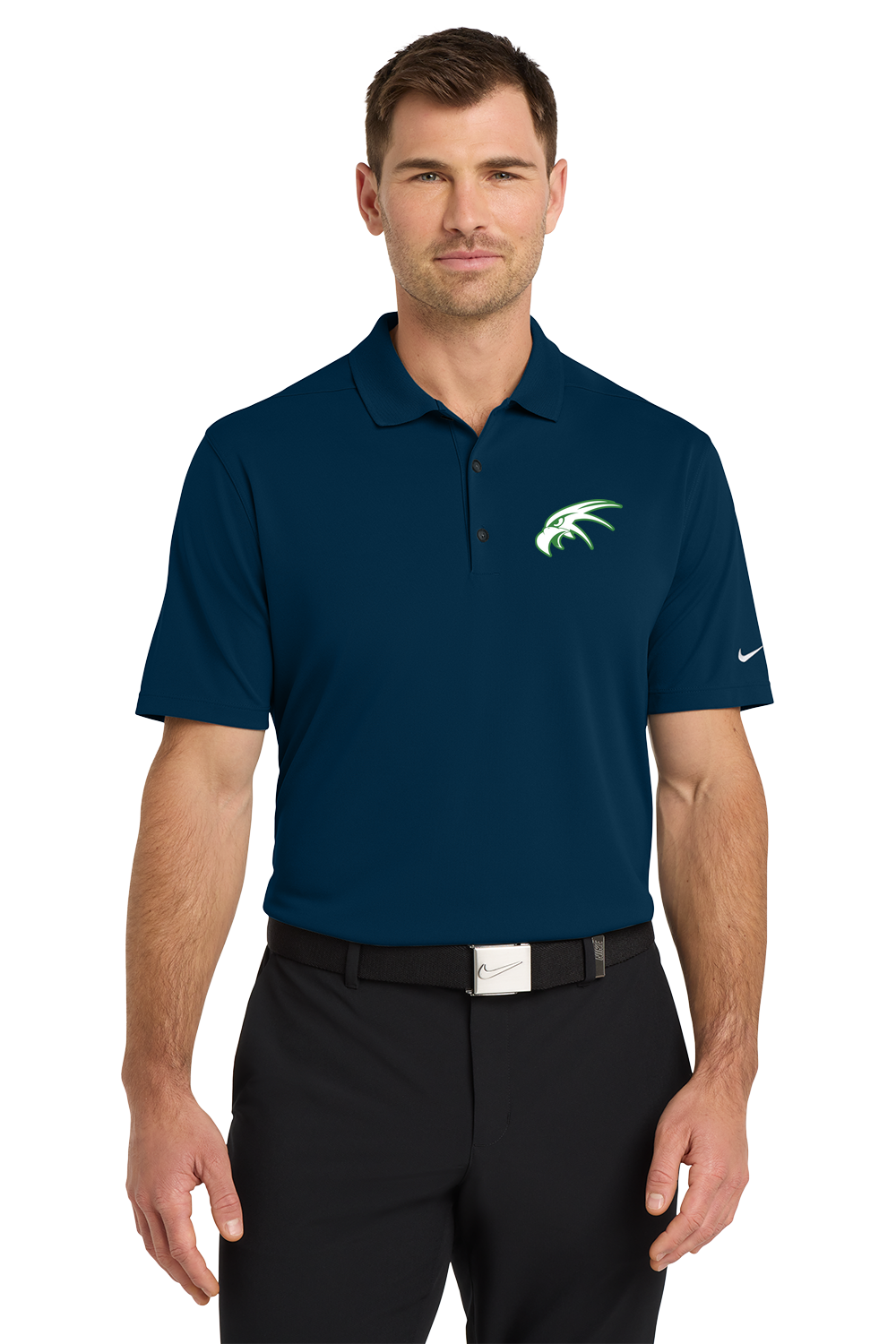 Maple River High School Baseball - Navy Polo - Left Chest