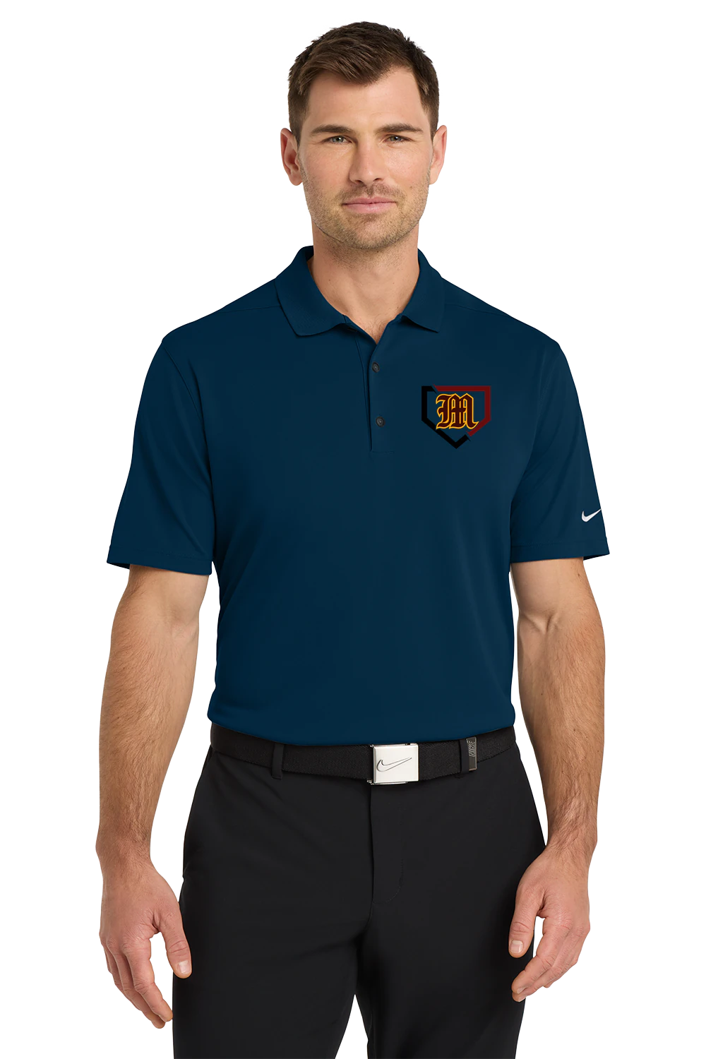 Menomonie Baseball - Navy Polo - Left Chest