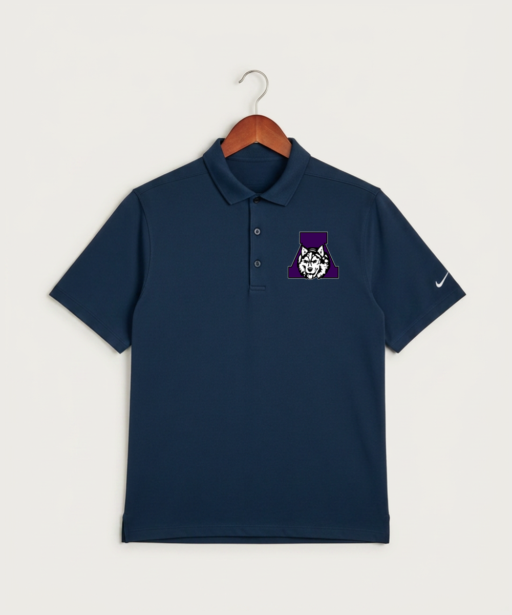 Albany High School Athletics - Navy Polo - Left Chest