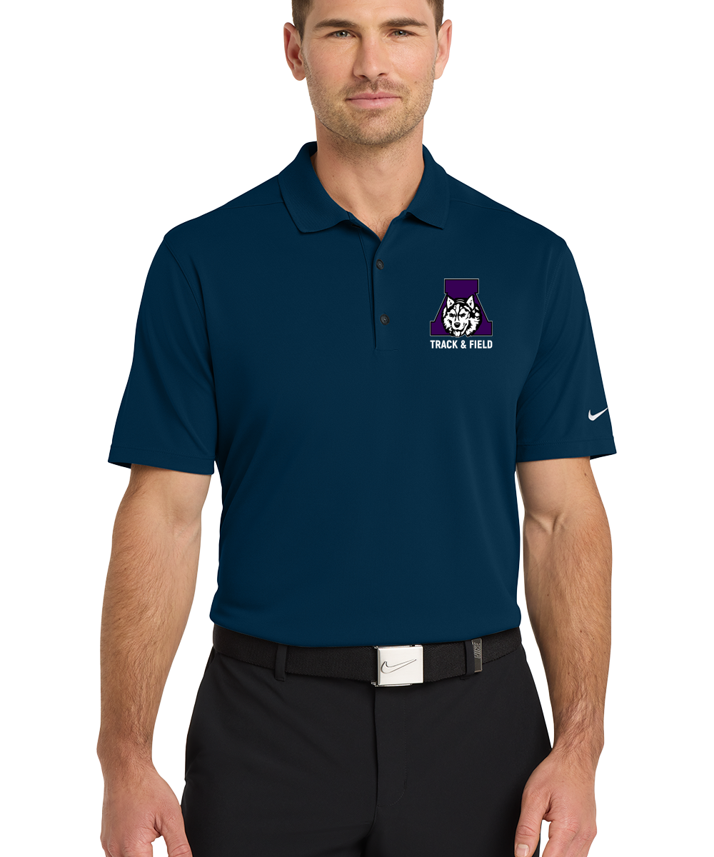 Albany Track & Field - Navy Polo - Left Chest
