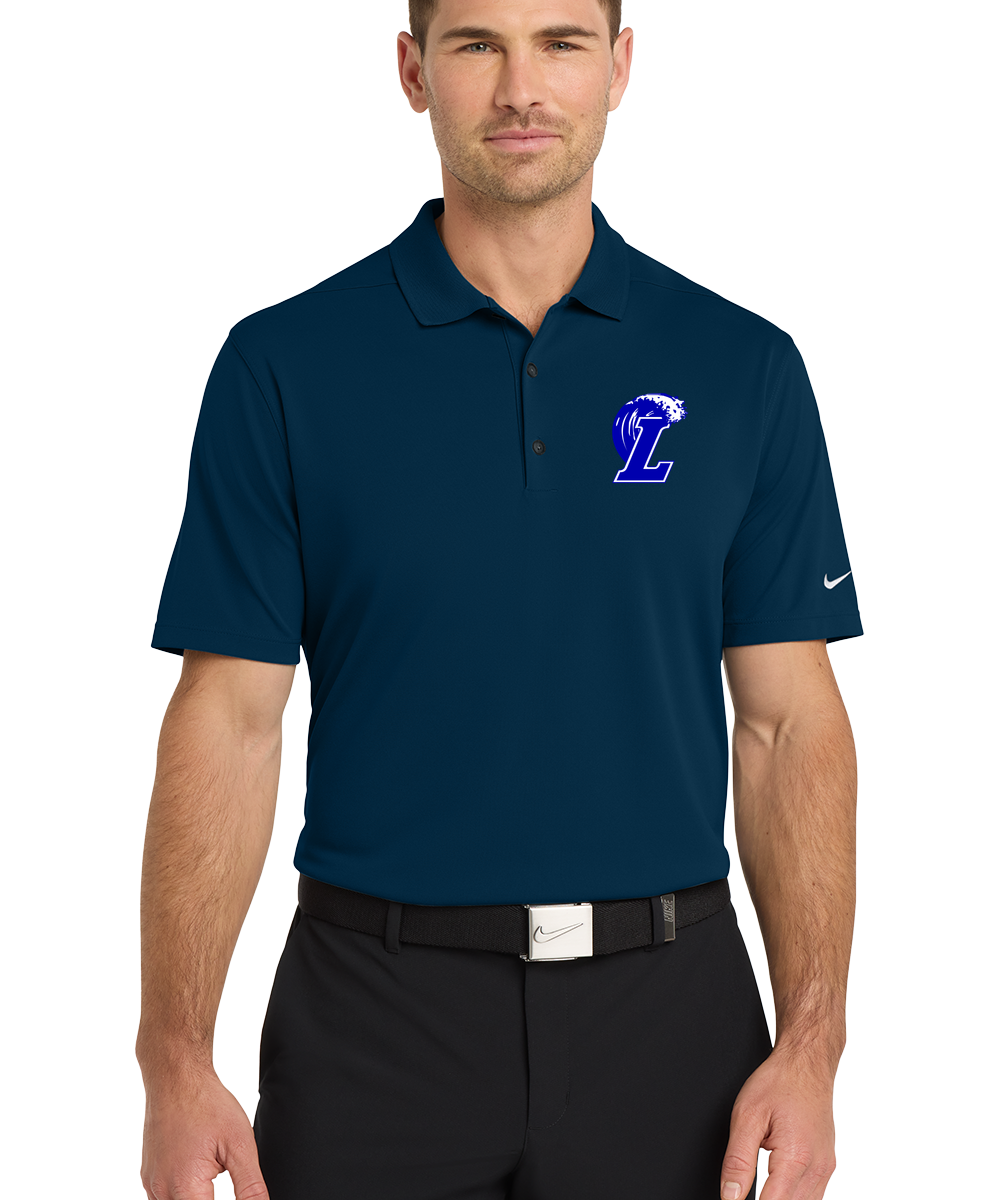 Lakeview Football - Navy Polo - Left Chest