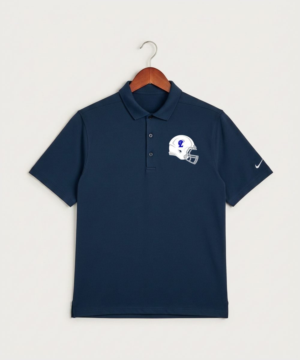 Lakeview High School Football (Boys) - Navy Polo - Left Chest