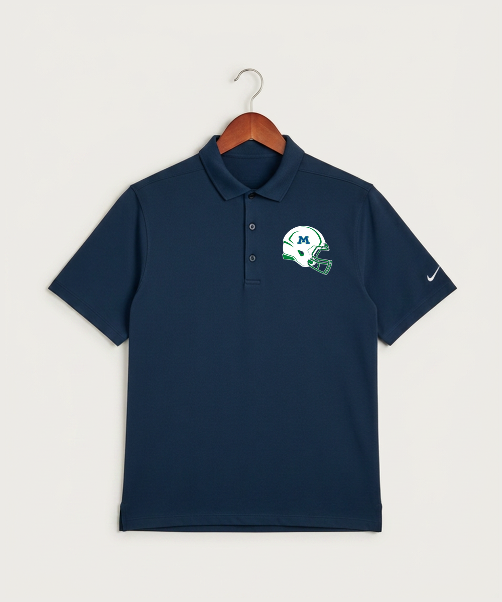 Minnewaska Area High School Football (Boys) - Navy Polo - Left Chest