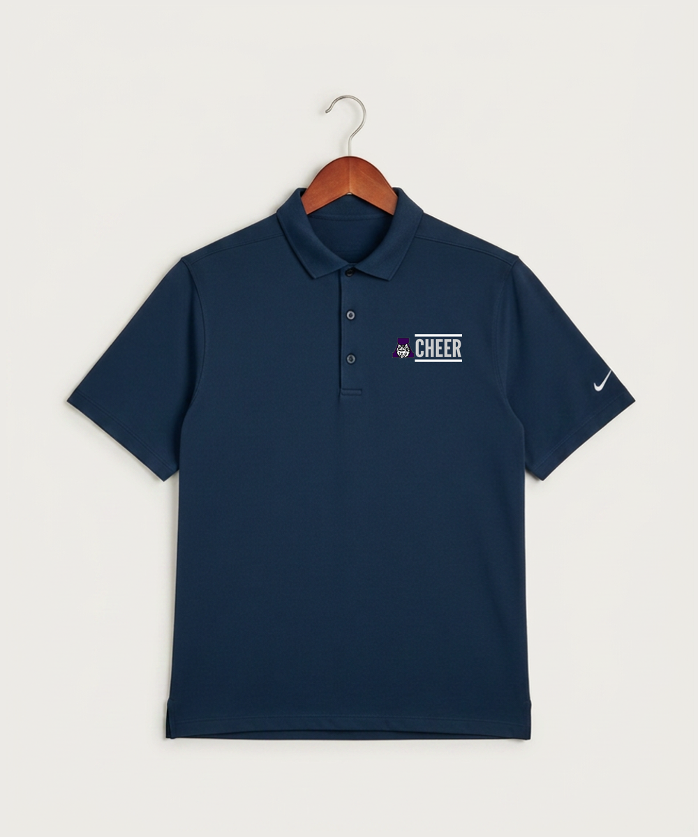 Albany High School Cheerleading - Navy Polo - Left Chest