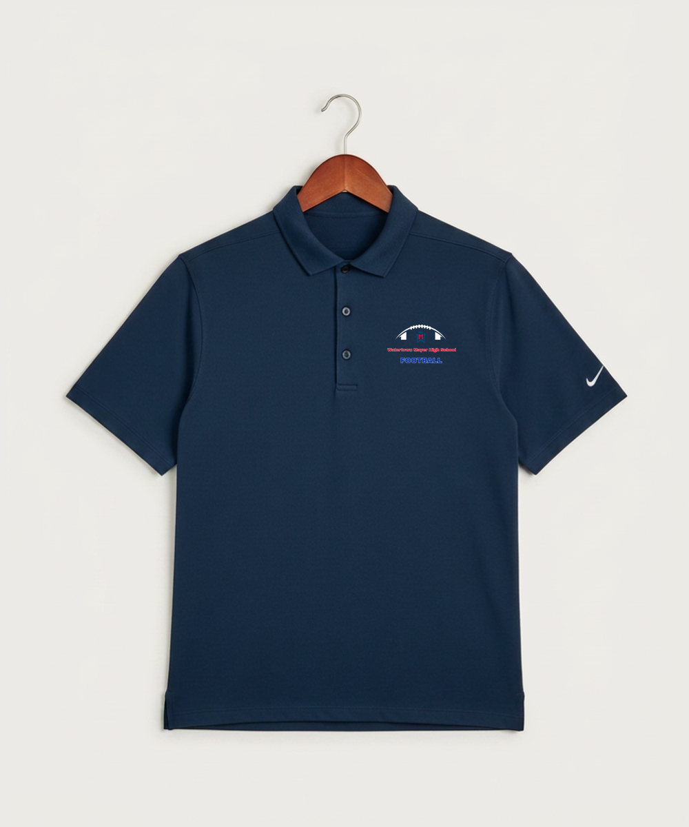 Watertown Mayer High School Football (Boys) - Navy Polo - Left Chest