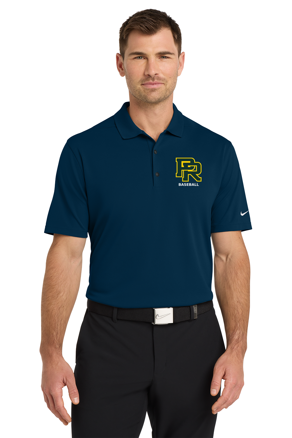 Proctor Baseball - Navy Polo - Left Chest