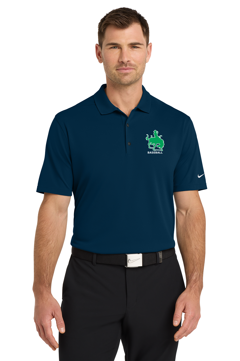 Breckenridge Baseball - Navy Polo - Left Chest