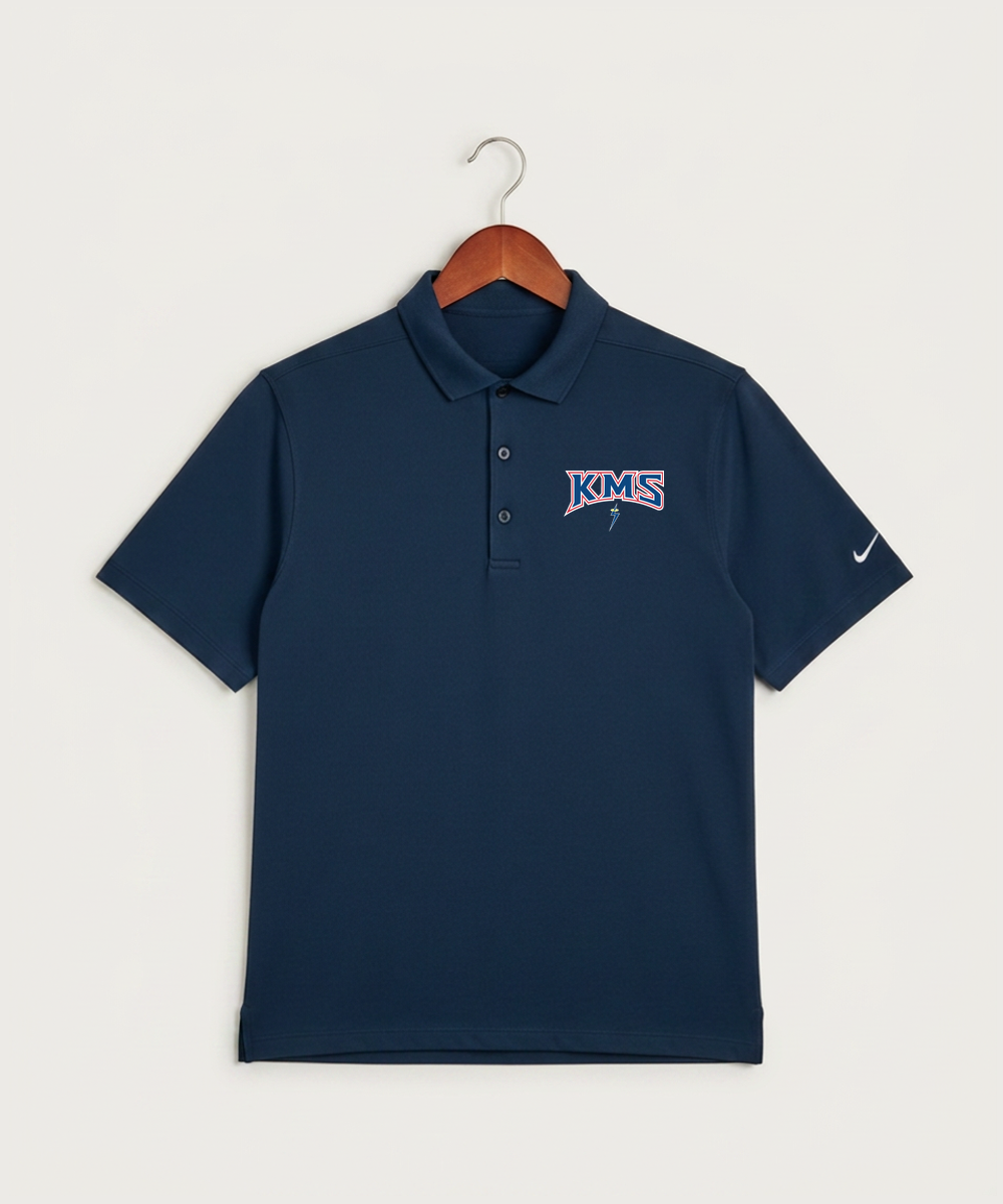 Kerkhoven-Murdock-Sunburg High School Football (Boys) - Navy Polo - Left Chest