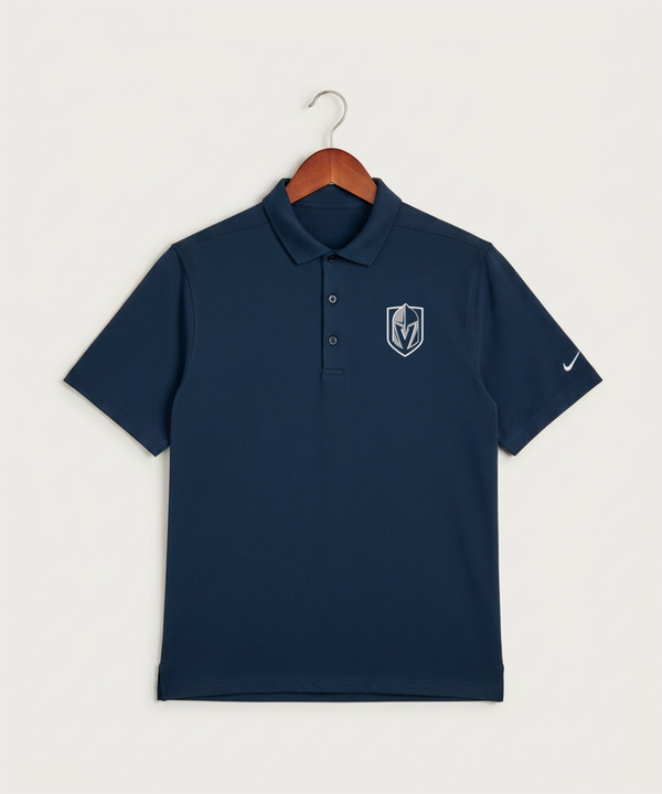 Lake Crystal-Welcome-Memorial High School Football (Boys) - Navy Polo - Left Chest
