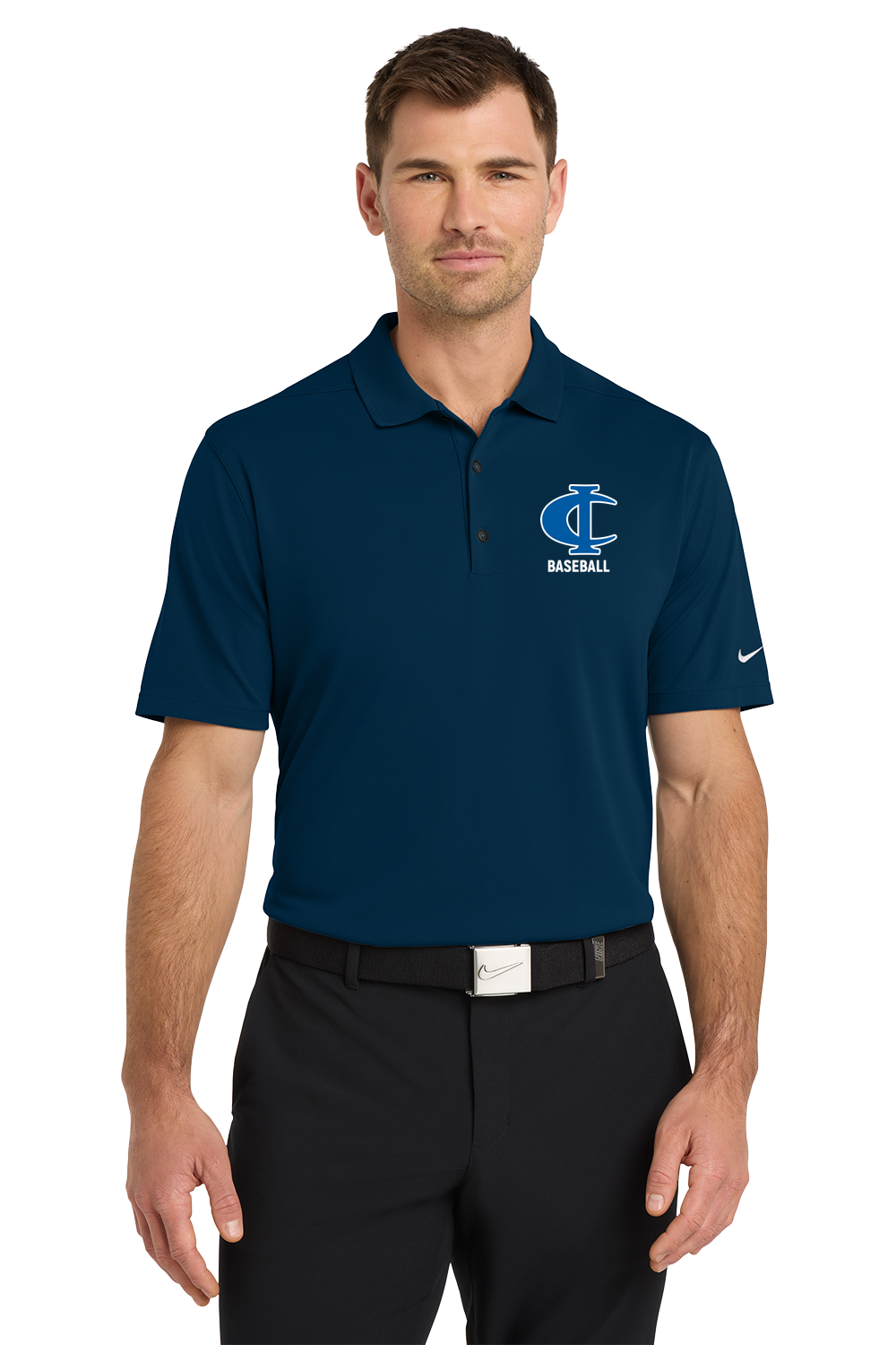 Cambridge Isanti Baseball - Navy Polo - Left Chest