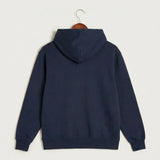 Polo HS Football general - Navy Hoodie Value - Full Front (back)