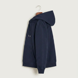 Polo HS Football general - Navy Hoodie Value - Full Front (side)