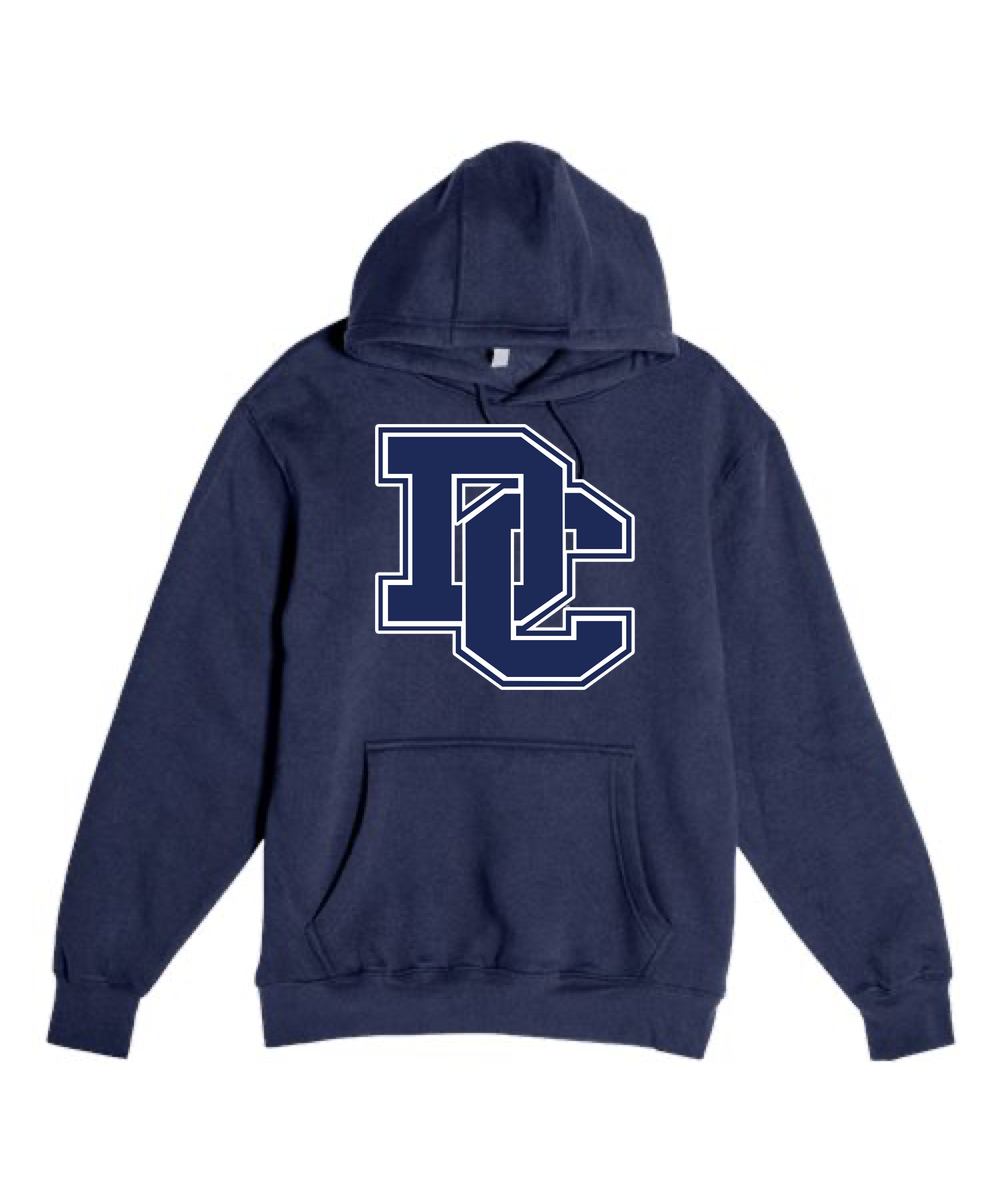 Dassel-Cokato Football - Navy Hoodie Value - Full Front