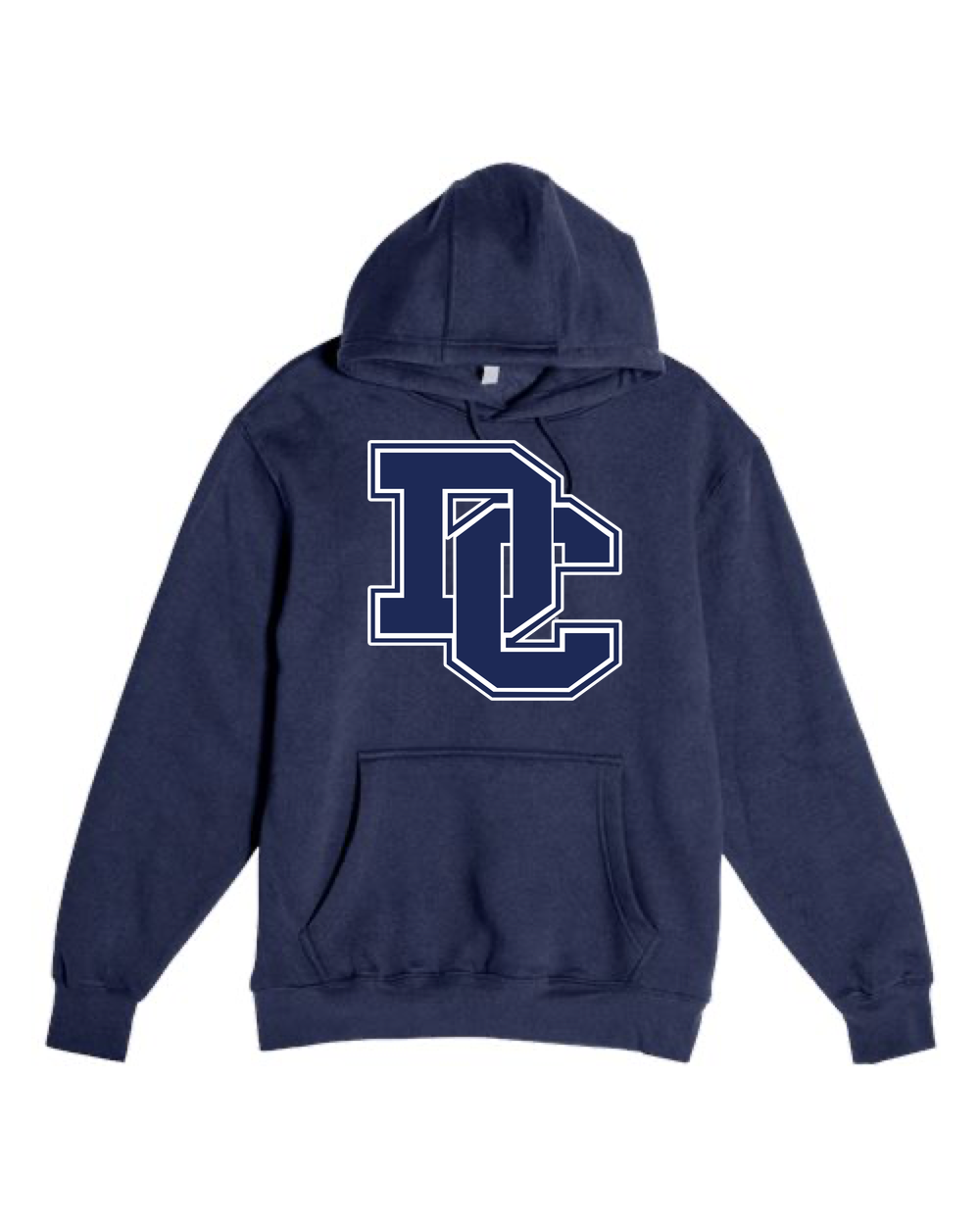Dassel-Cokato Football - Navy Hoodie Value - Full Front