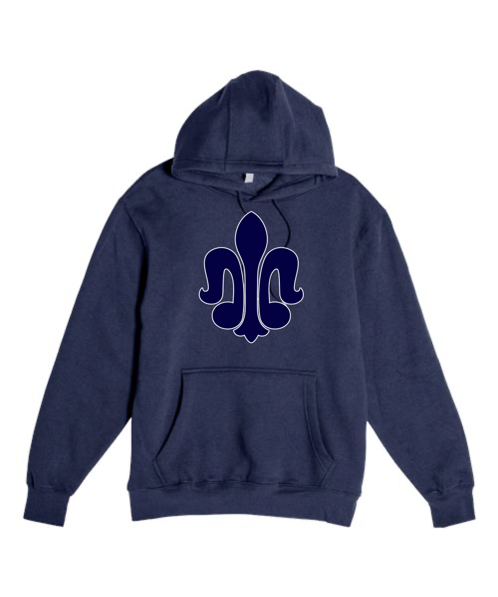 St. Peter Athletics - Navy Hoodie Value - Full Front