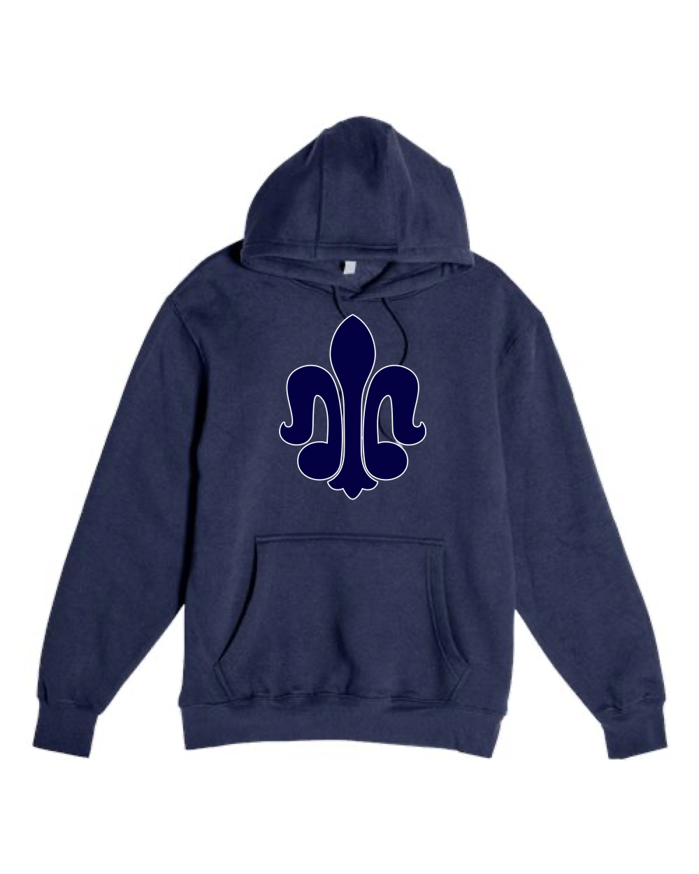 St. Peter Athletics - Navy Hoodie Value - Full Front
