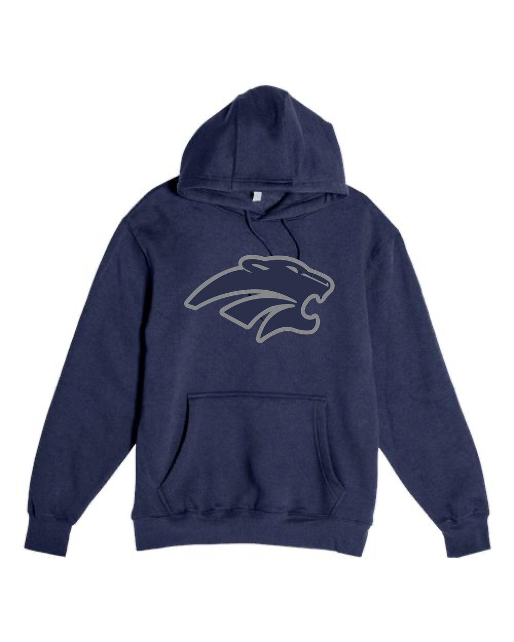 Zumbrota-Mazeppa Volleyball - Navy Hoodie Value - Full Front