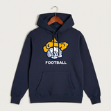 Polo HS Football general - Navy Hoodie Value - Full Front