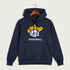 Polo HS Football general - Navy Hoodie Value - Full Front