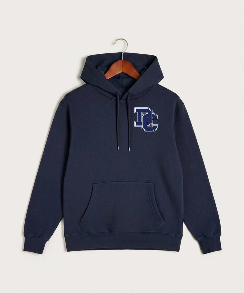 Dassel Cokato High School Football (Boys) - Navy Hoodie Value - Left Chest