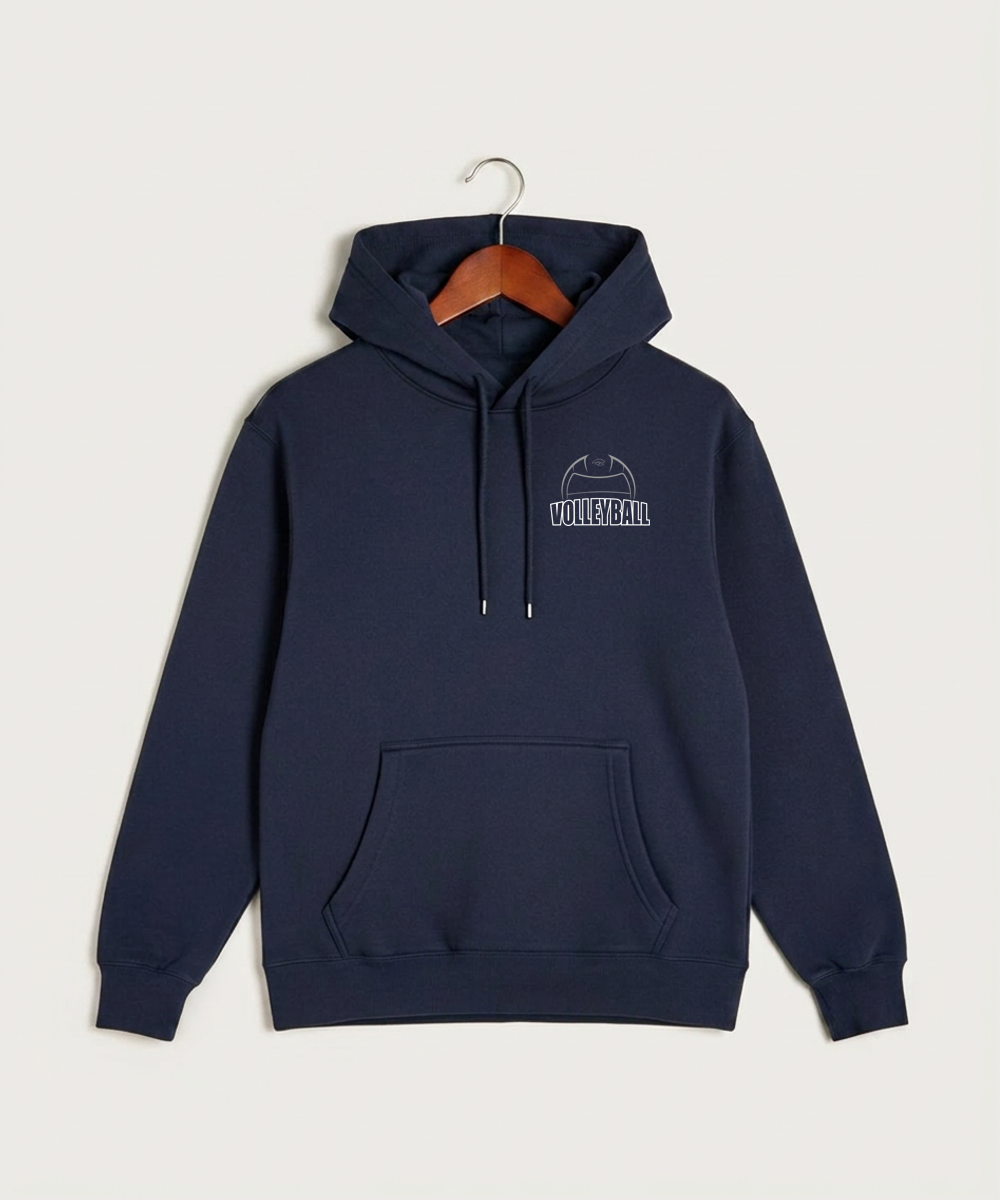 Zumbrota Mazeppa High School Volleyball (Girls) - Navy Hoodie Value - Left Chest