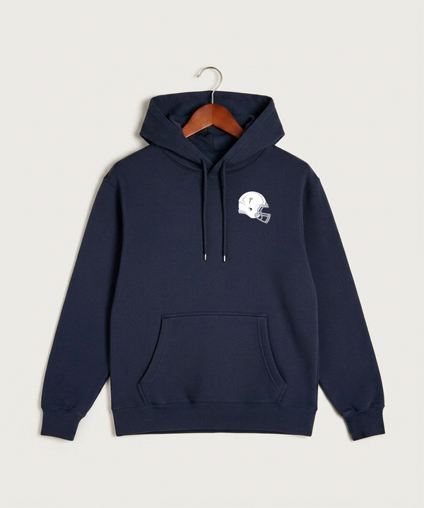 Bemidji High School Football (Boys) - Navy Hoodie Value - Left Chest
