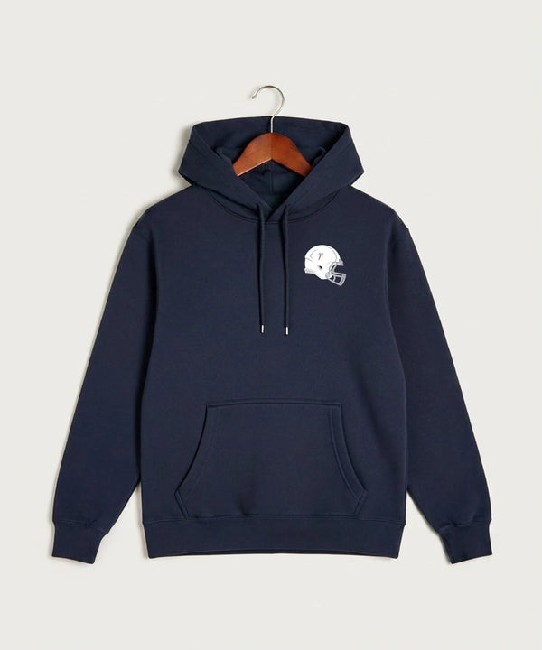 Bemidji High School Football (Boys) - Navy Hoodie Value - Left Chest