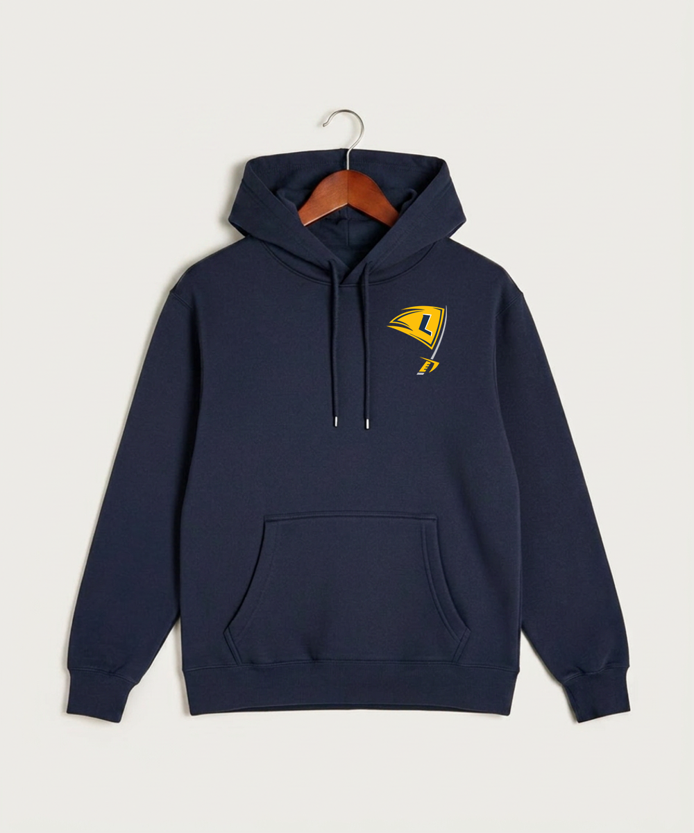 Howard Lake Waverly Winsted High School Football (Boys) - Navy Hoodie Value - Left Chest