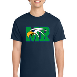 Maple River High School hockey_boys - Navy Port & Co Core Cotton Tee. PC54