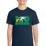 Maple River High School hockey_boys - Navy Port & Co Core Cotton Tee. PC54