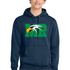 Maple River High School hockey_boys - Navy Port & Co Core Fleece Pullover Hooded Sweatshirt. PC78H