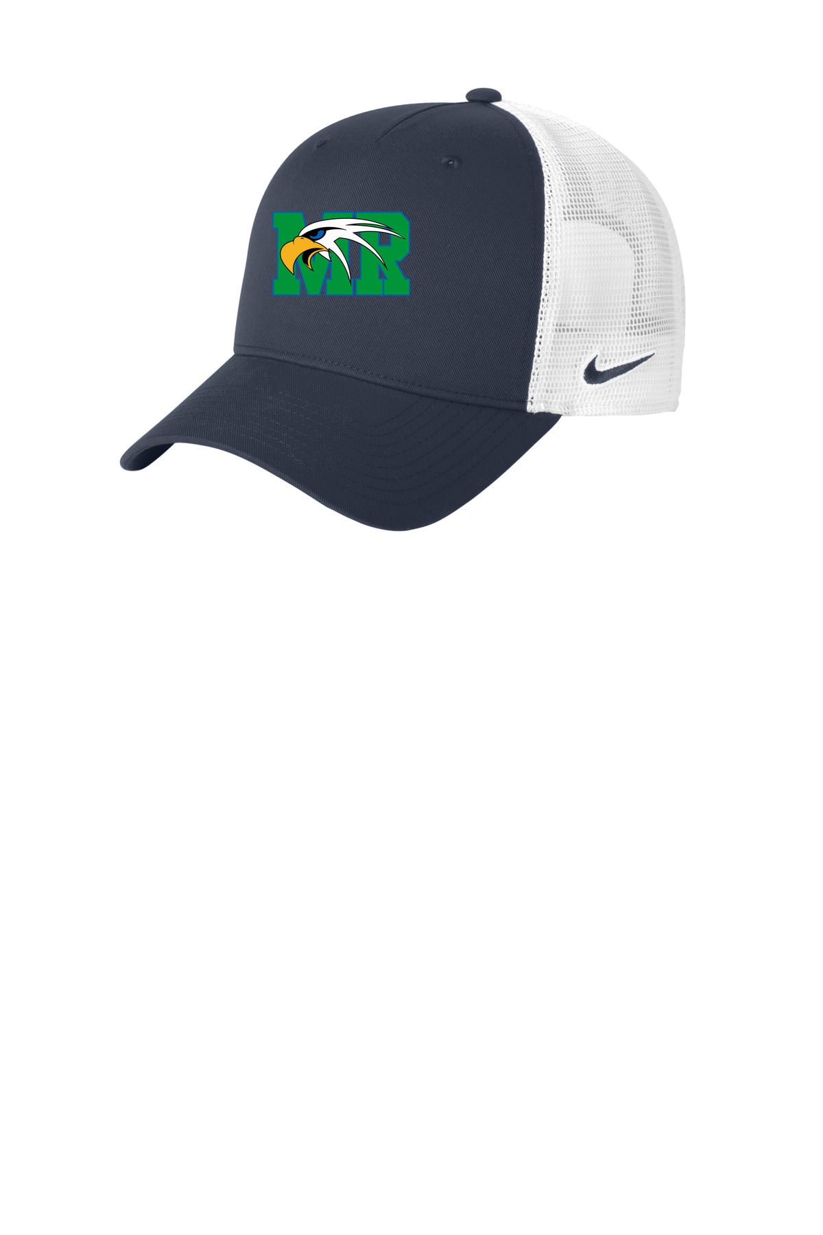 Maple River High School hockey_boys - Navy/ White Nike Snapback Mesh Trucker Cap NKFN9893
