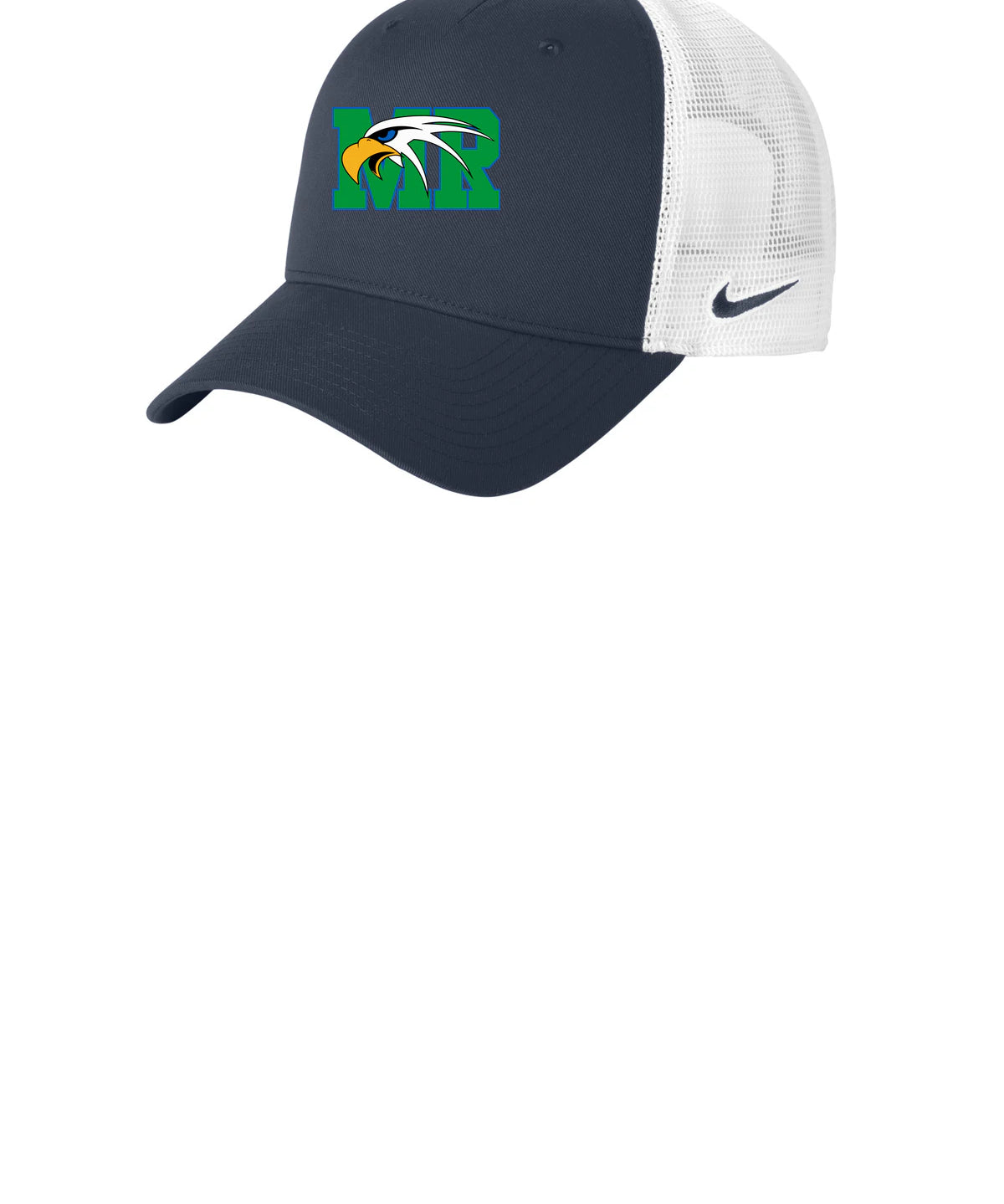 Maple River High School hockey_boys - Navy/ White Nike Snapback Mesh Trucker Cap NKFN9893