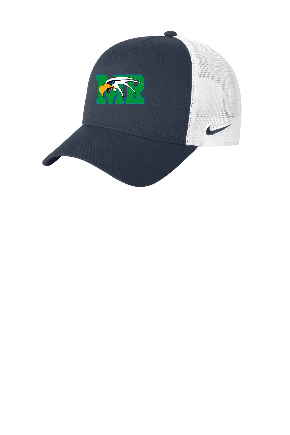 Maple River High School hockey_boys - Navy/ White Nike Snapback Mesh Trucker Cap NKFN9893