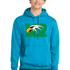Maple River High School hockey_boys - Neon Blue Port & Co Core Fleece Pullover Hooded Sweatshirt. PC78H